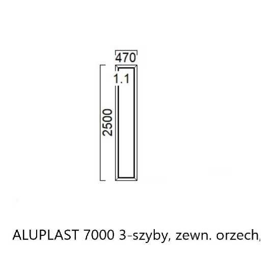 Okna PCV 3-szyby NOWE zew. orzech