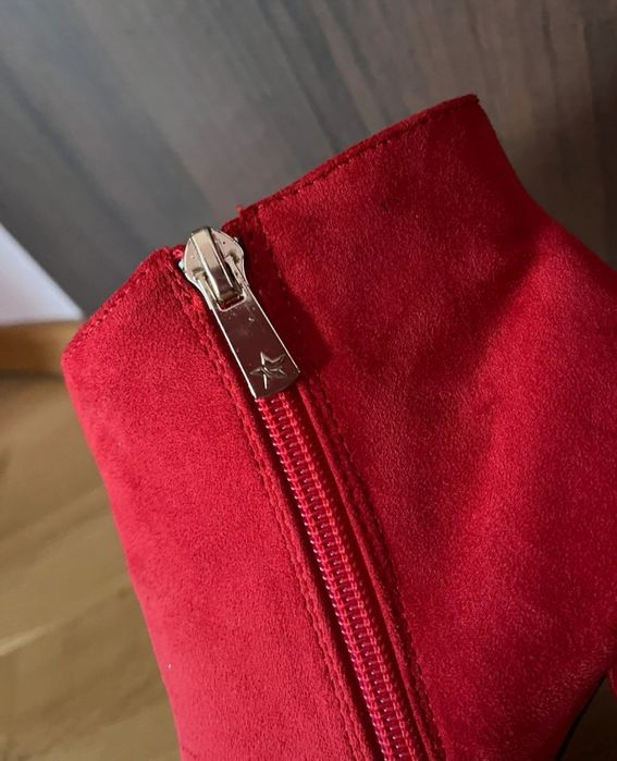 Botki zamszowe  r.36 lekkie