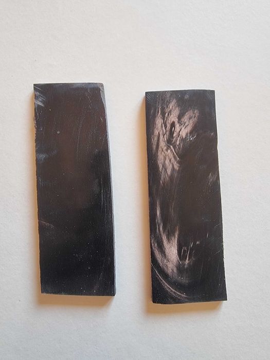 material para facas Talas de Búfalo e Búfalo esculpida