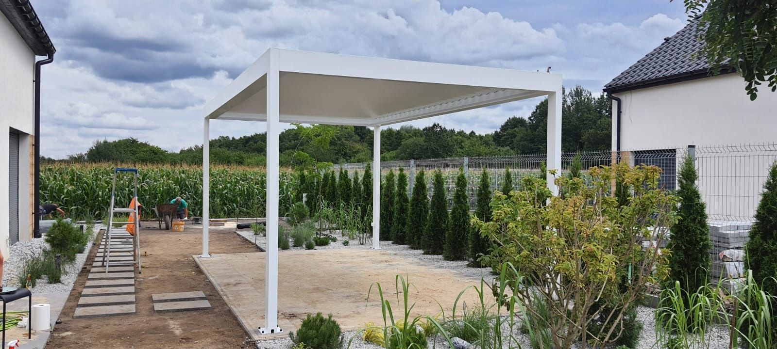 Pergola ogrodowa, nowoczesny design, elektryczna, bezpłatna wycena,