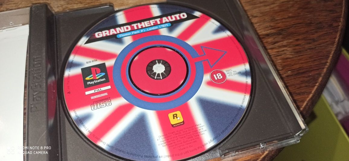 Gra Playstation 1 Grand theft auto