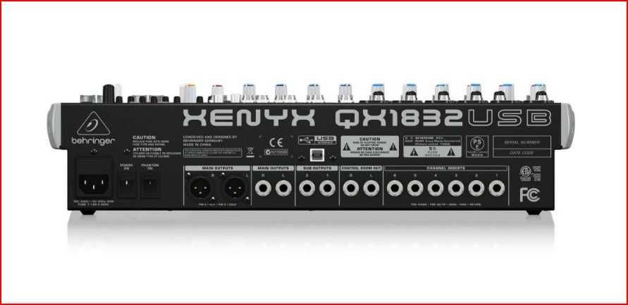 Микшерный пульт Behringer Xenyx QX1832USB