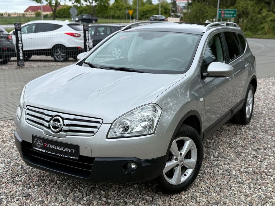 Nissan Qashqai+2 1,6 Benzyna 117 KM CARPLAY 7 OsóbPanorama Klima Pisemna Gwarancja*TOP*
