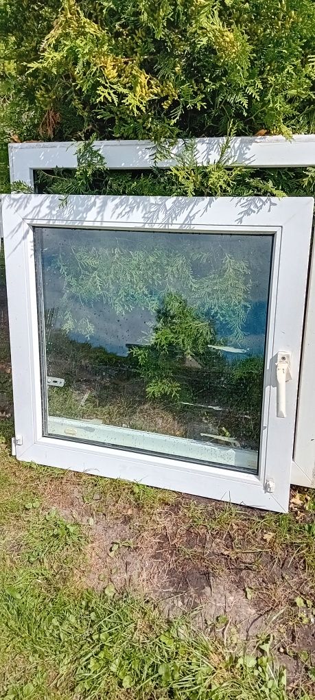 Okna białe z domontażu oddam