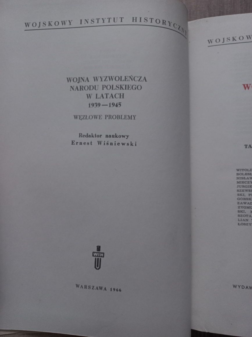 Stara książka PRL - Wojna Wyzwoleńcza Narodu Polskiego