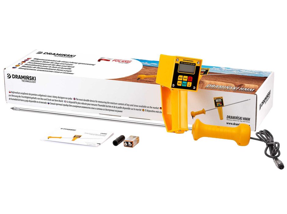 Tester do traw, miernik do pokosów, wilgotnościomierz Hmm Dramiński