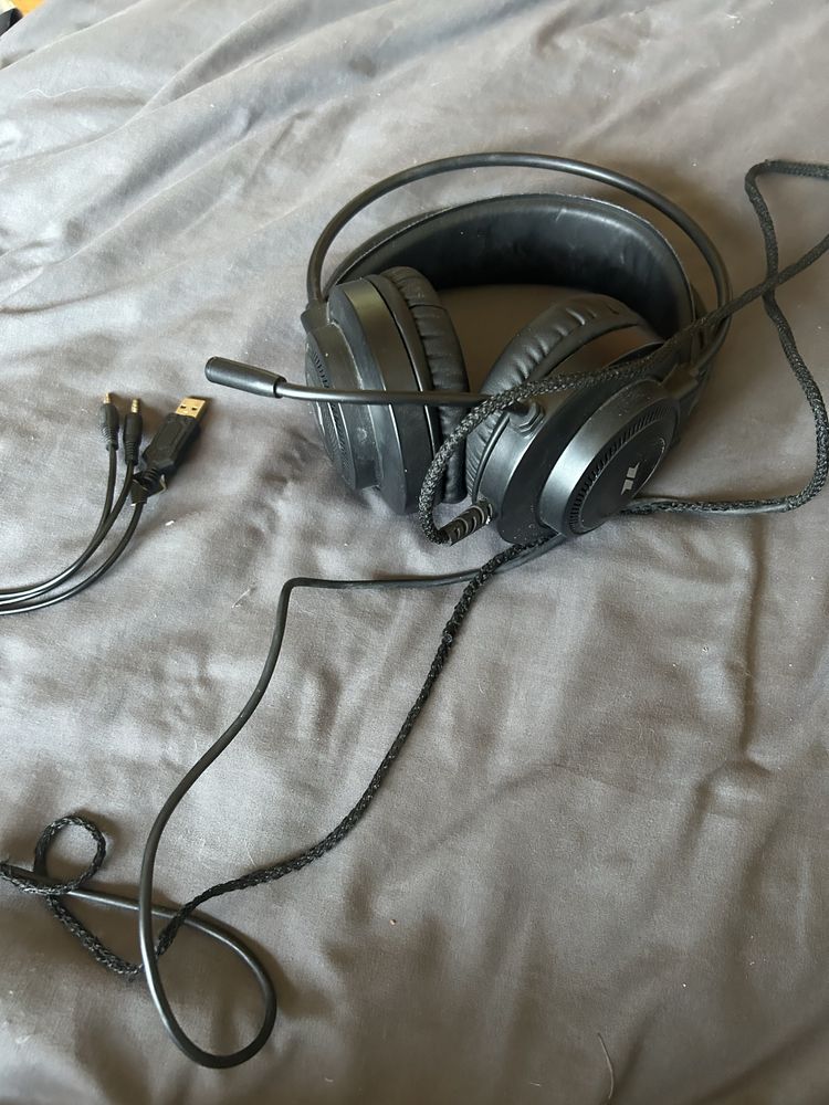 gaming headset com microfone incluido