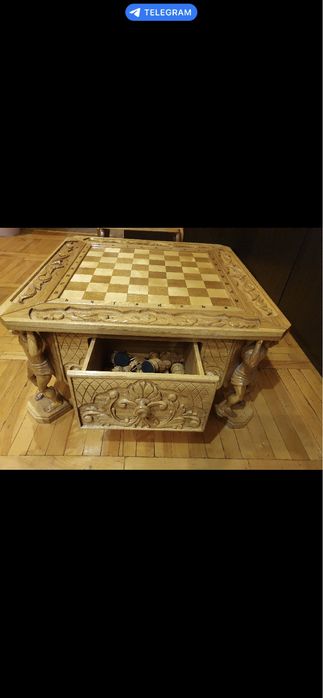 Шахматный стол, ручной работы, эксклюзивный!