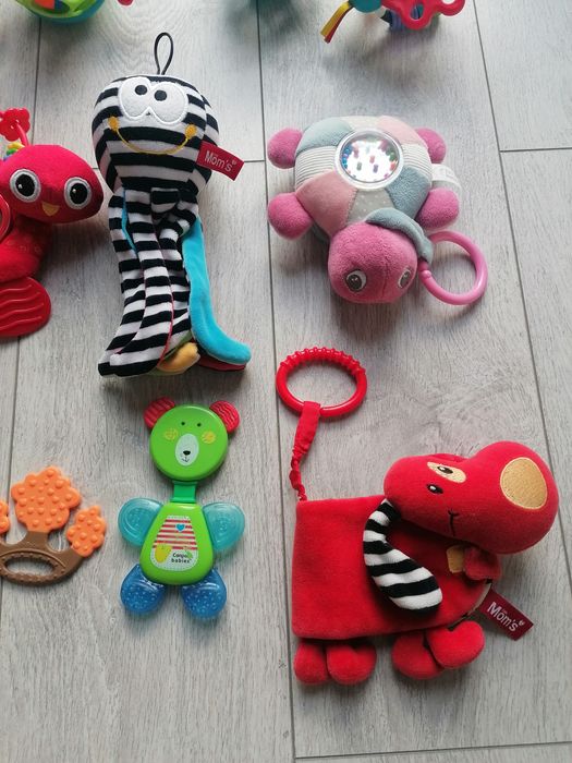Grzechotki gryzaki zabawki kontrastowe Canpol Baby