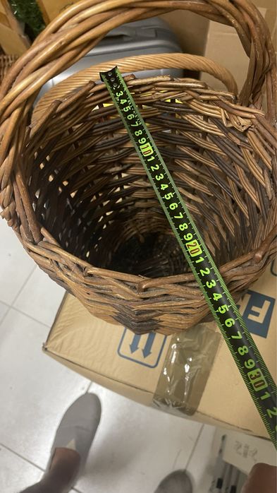 Cesta de verfa com asa