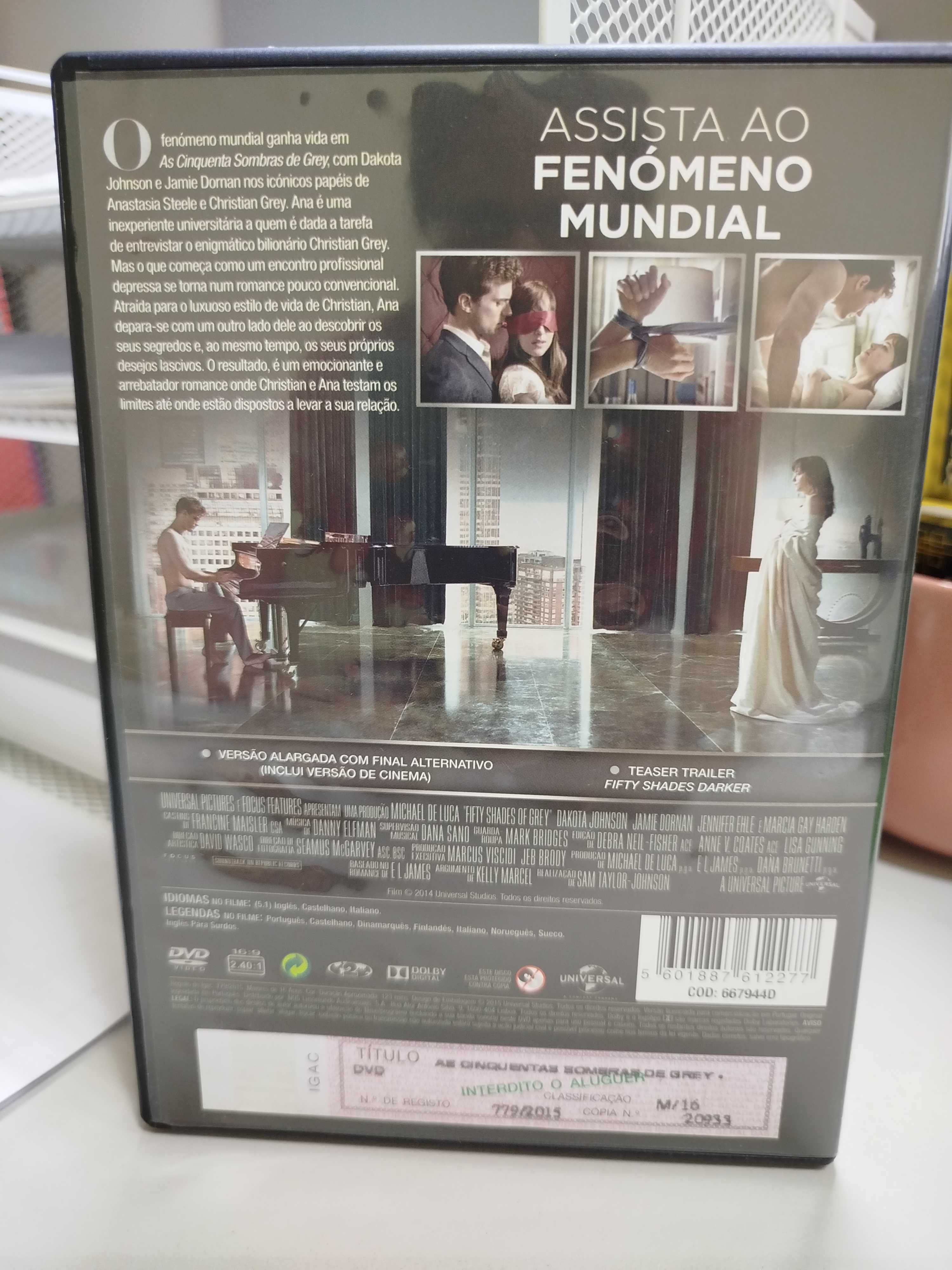 As Cinquenta Sombras de Grey - DVD