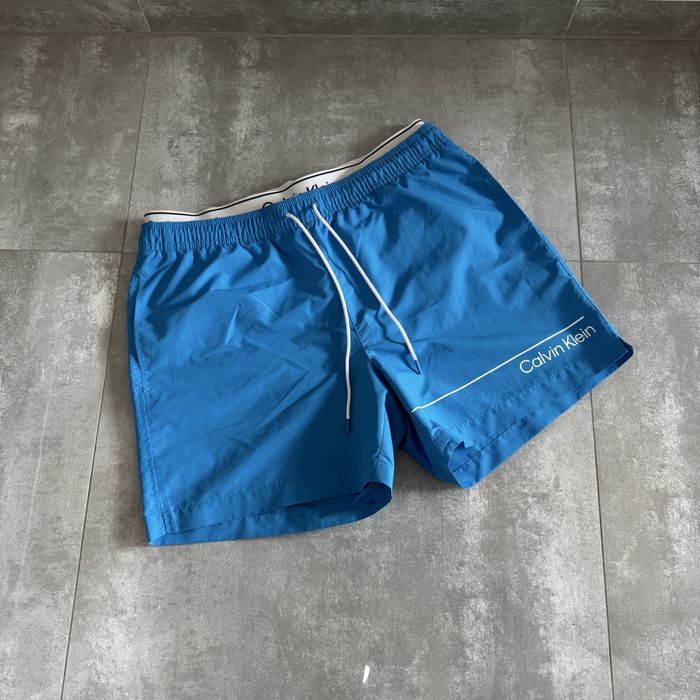 Szorty kąpielowe / kąpielówki | Calvin Klein | rozm. L | Niebieskie