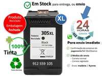 Tinteiro HP 305XL Preto reciclado | + 100% Tinta