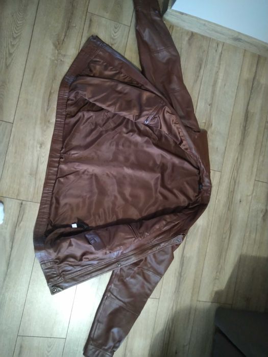 Kurtka skórzana męska