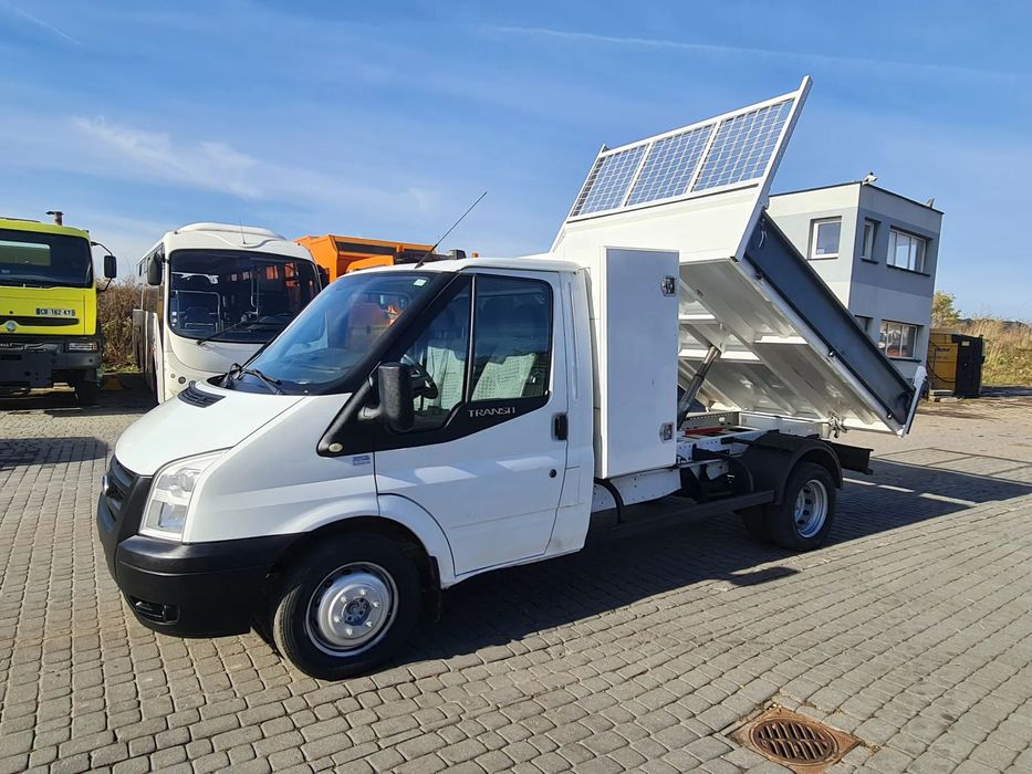 Ford Transit 2013 r. Wywrotka Bliźniak Kiper Na Bliźniaku  Sprinter Master Jumper Maxity Crafter Cabstar Ducato Boxer Daily