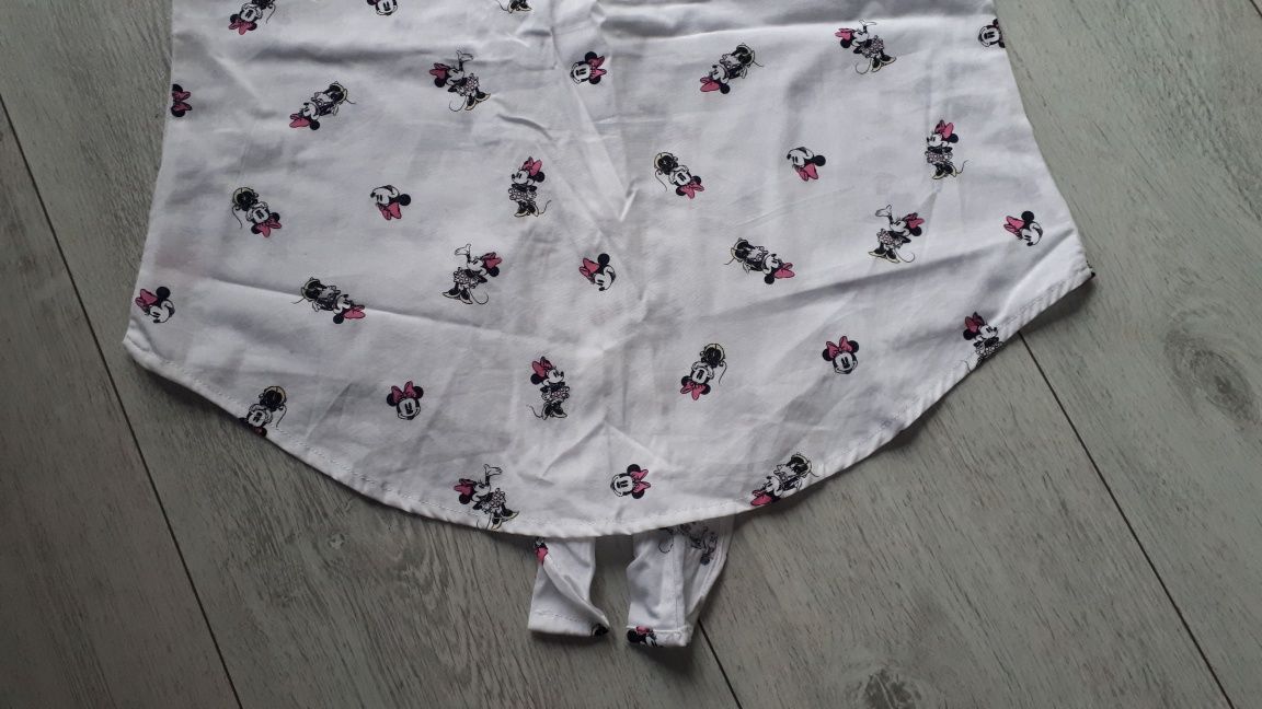 Biała koszula Minnie Mouse 140 Okazja!