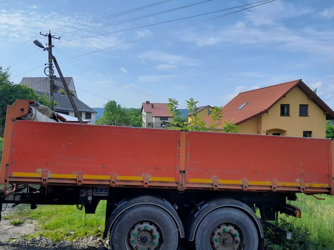 Przyczepa tandem wywrotka