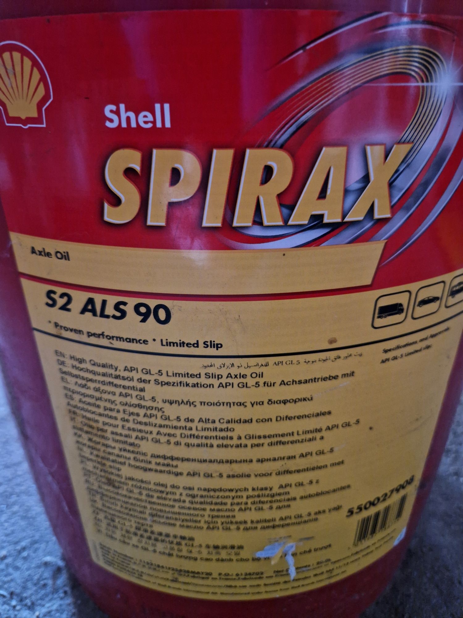 OLEJ Shell spirax S2 ALS 90