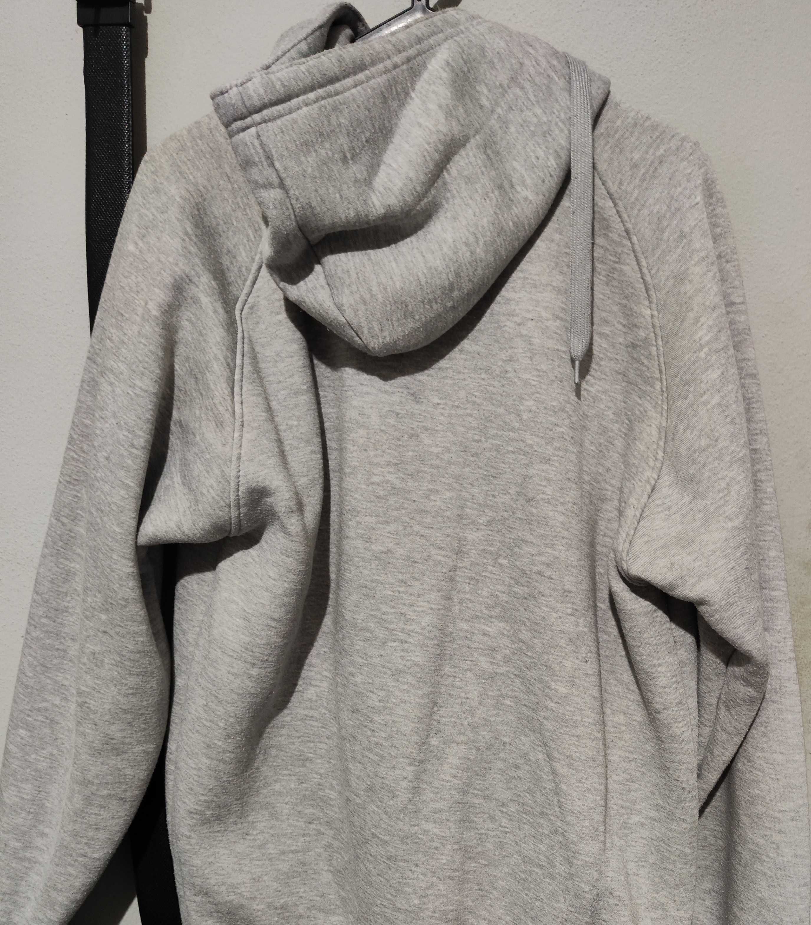 Casaco Sweatshirt com capuz - 325gr (Cinzento Claro) - Tamanho L