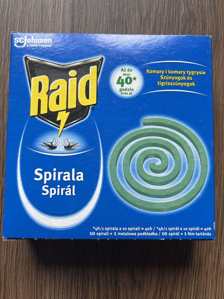 Raid ,,Spirala na Komary'' - owadobójcza 10 sztuk