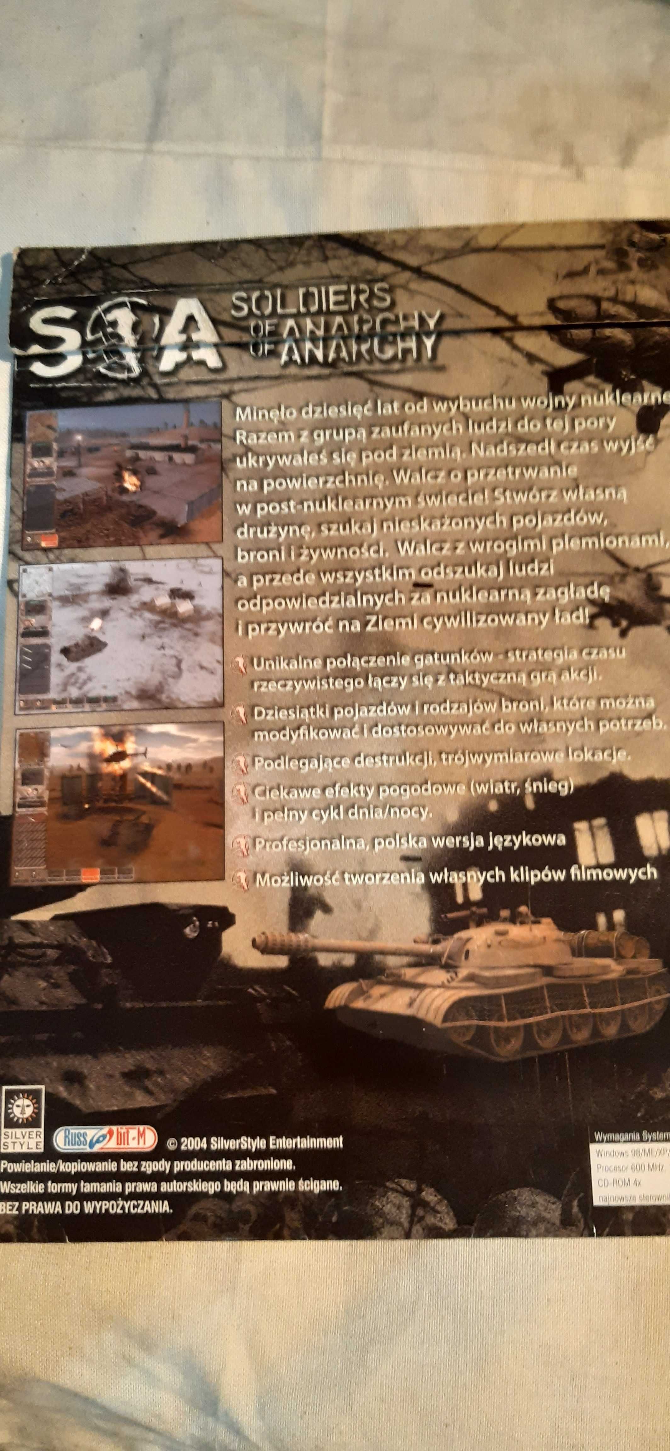 Soldiers of Anarchy PC Wersja Polska (2002) UNIKAT