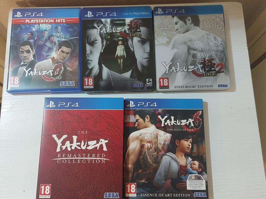 Yakuza Ps4 para colecionadores