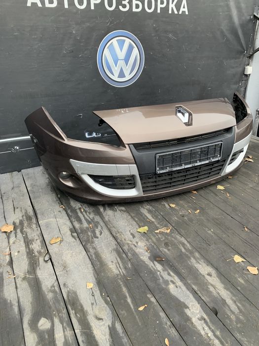 Бампер передній рено сценік 3 запчастини авторозборка фари оптика