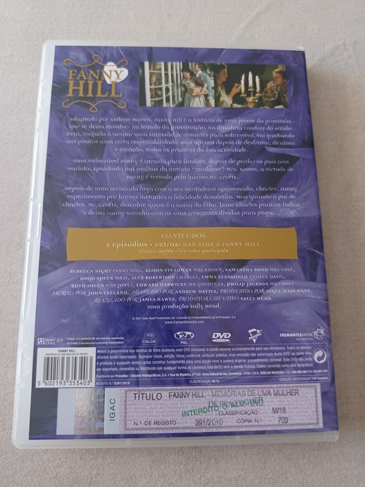 DVD Fanny hill.  .
