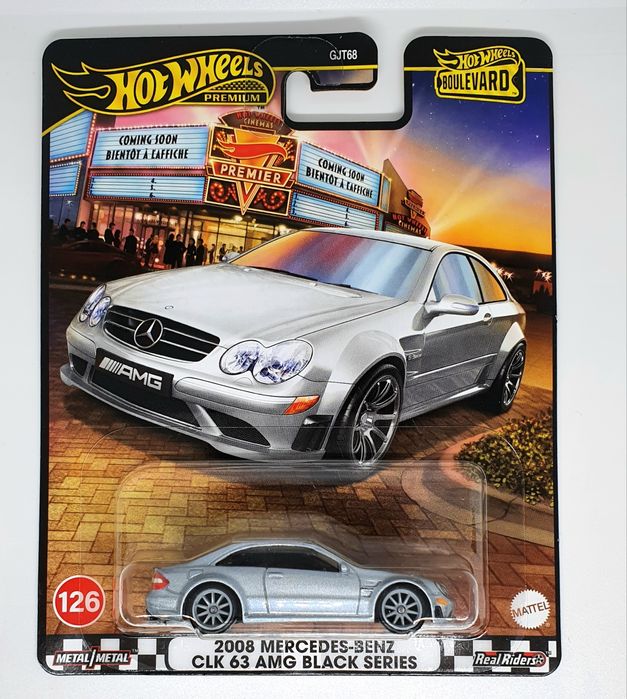 Hot Wheels Premium 2008 Mercedes-Benz CLK 63 AMG Black Series