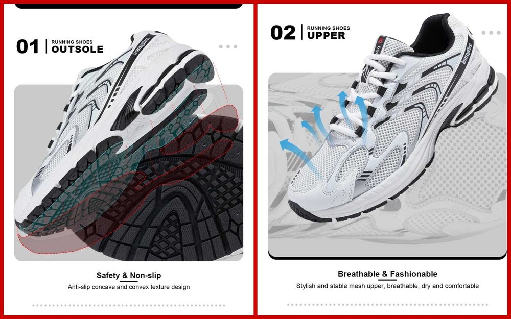 Новые мужские кроссовки для бега Baasploa.