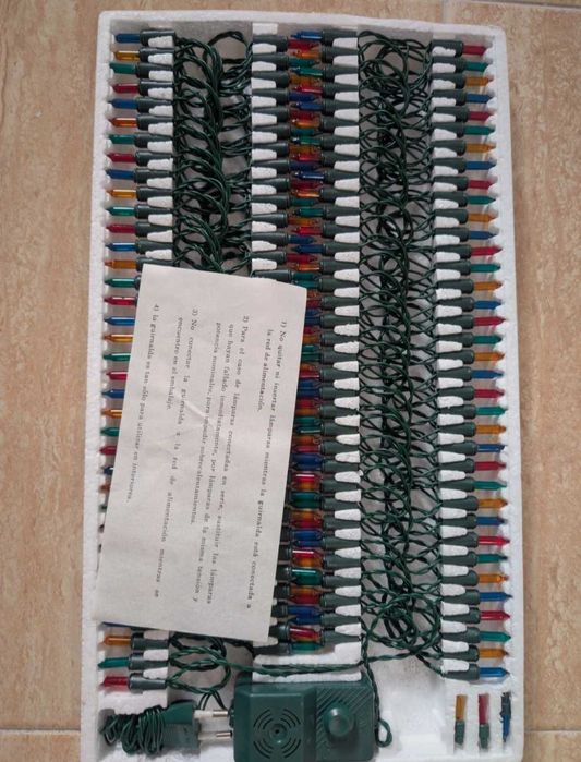 Lampadas de Natal incandescentes