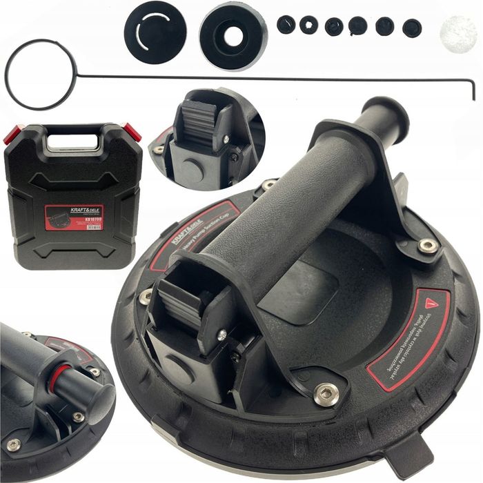 Uchwyt przyssawka próżniowa do szyb glazury płytek 150kg 200