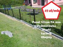 Kompletne ogrodzenie panelowe 49zl metr bieżący