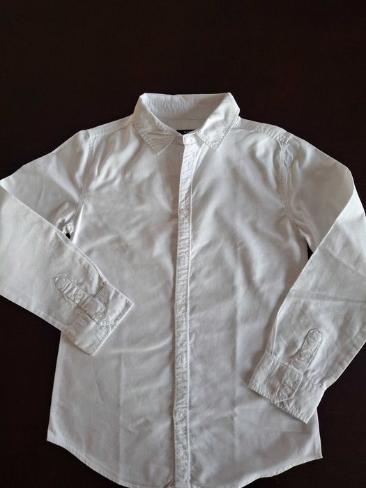 Biała koszula chłopięca 140cm