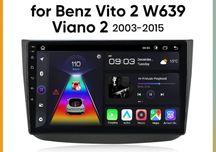 Rádio 10" android Mercedes Vito Viano 2 w639 CARPLAY WIFI GPS 2/32 Nov