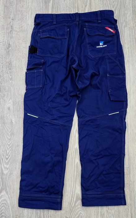 Engel spodnie robocze rozmiar XL 56 pas 96 granatowe bawełna