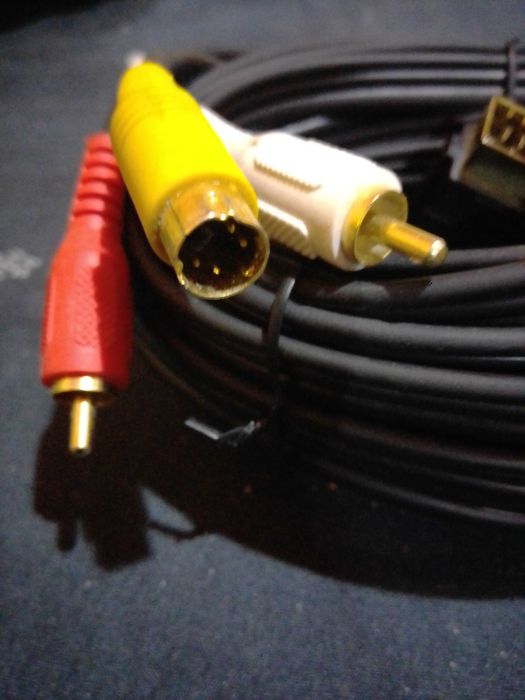 Видео кабель 5 м (Scart /1 s-video+2 audio RCA) Thomson KBV126G