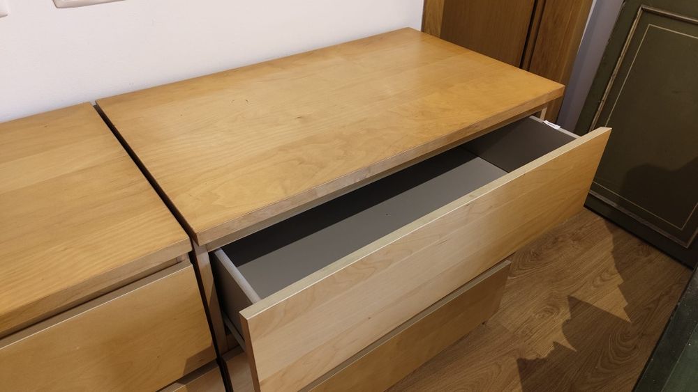 Cómoda estante IKEA Malm 3 gavetas