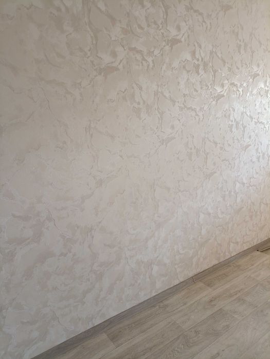 поклейка шпалер,фарбування стін, штукатурка стін, стяжка підлоги та ін