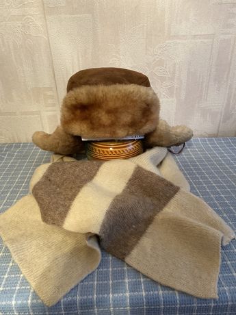 Теплющие шапка и шарф на зиму