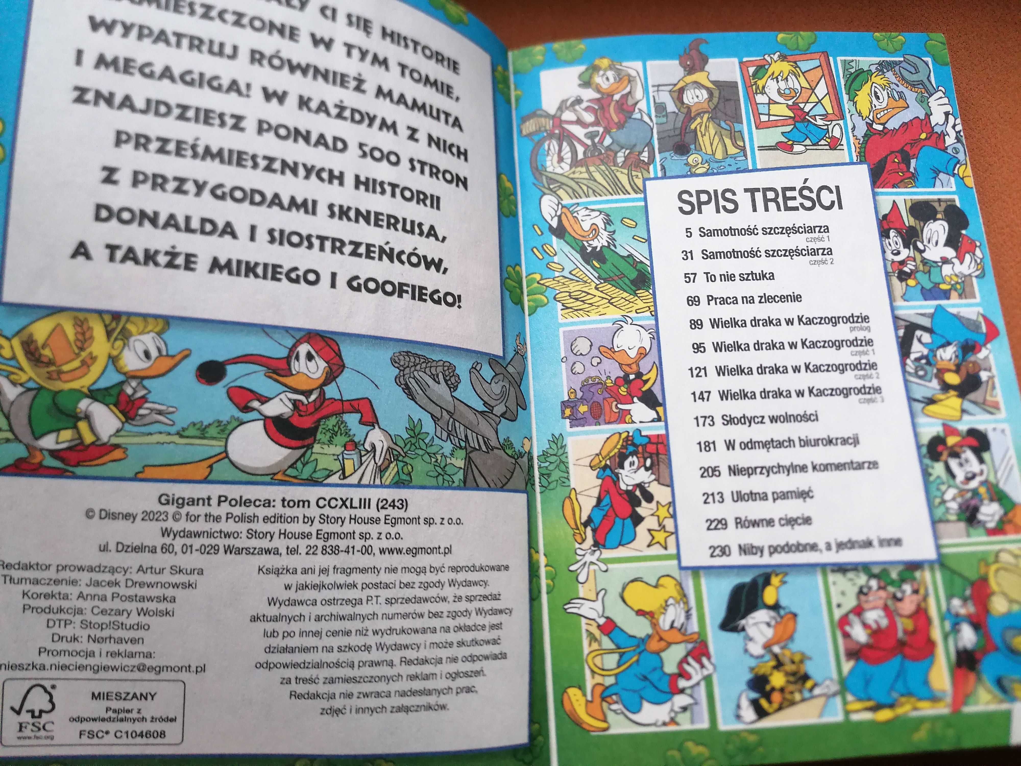 Komiks Gigant Poleca 243 / Szczęśliwy Traf