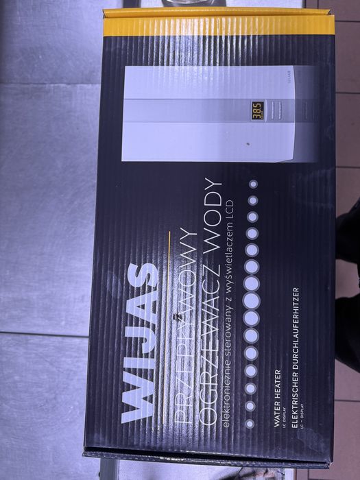 Przepływowy ogrzewacz wody wijas wyswietlacz lcd