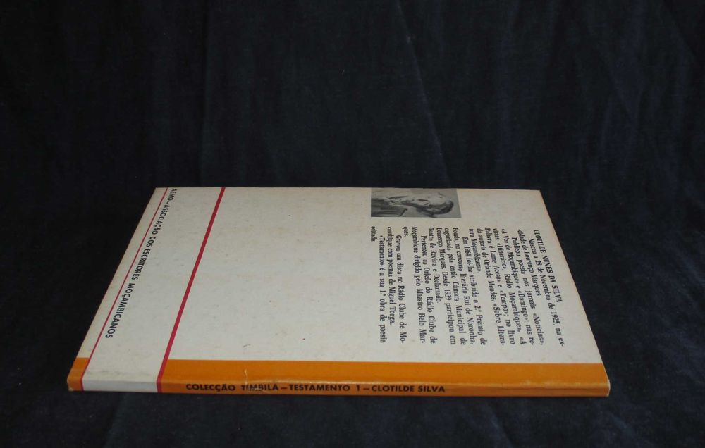 Livro Testamento - 1 Clotilde Silva Colecção Timbila