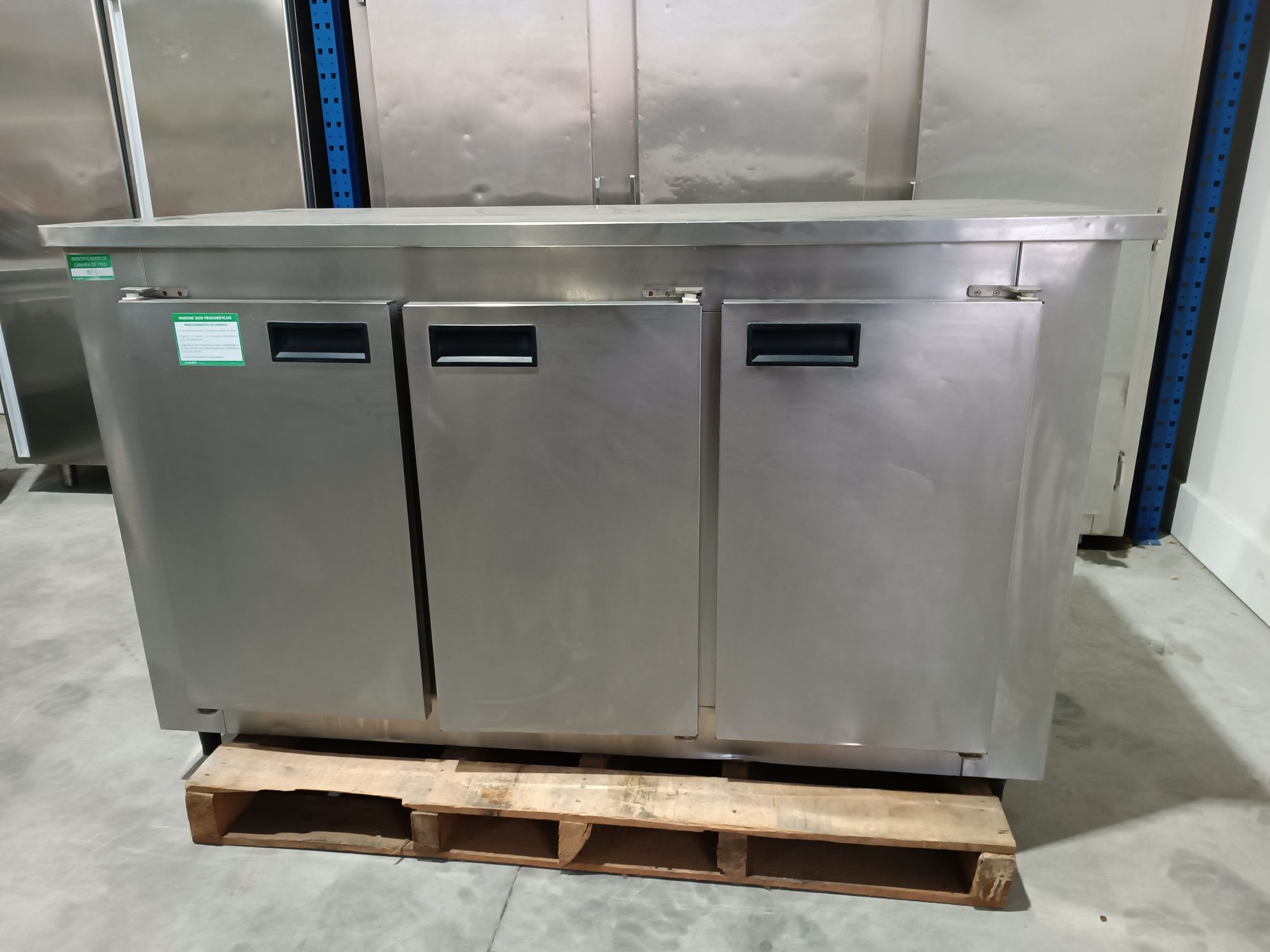 Mesa de trabalho INOX - refrigerada