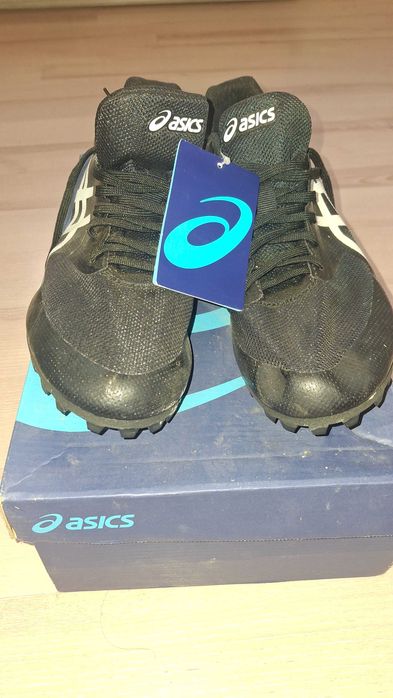 Nowe kolce Asics Hyper LD 6 czarne – rozmiar 46,5