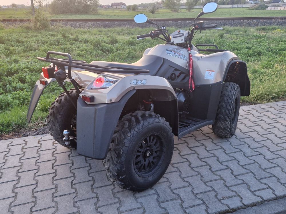 Quad ATV Kymco MXU 450, homologacja t3b, hak, rok 2015/2016