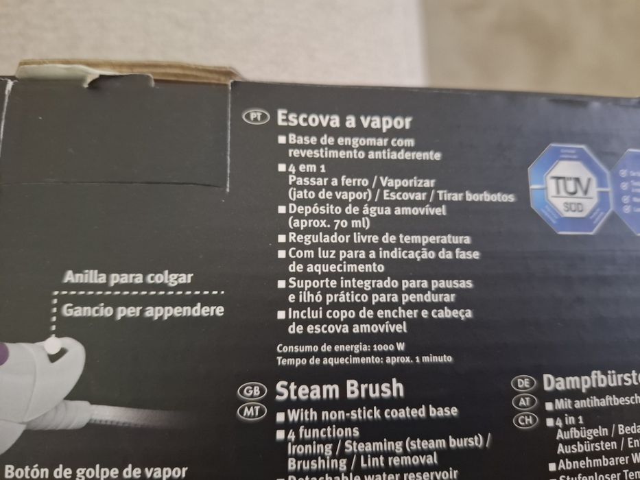 Ferro de roupa a vapor