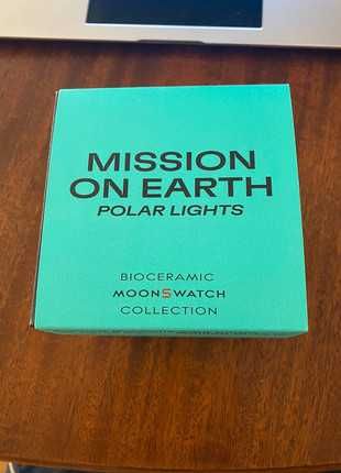 Omega x Swatch SO33L103 Polar Lights - Ekspresowa Dostawa