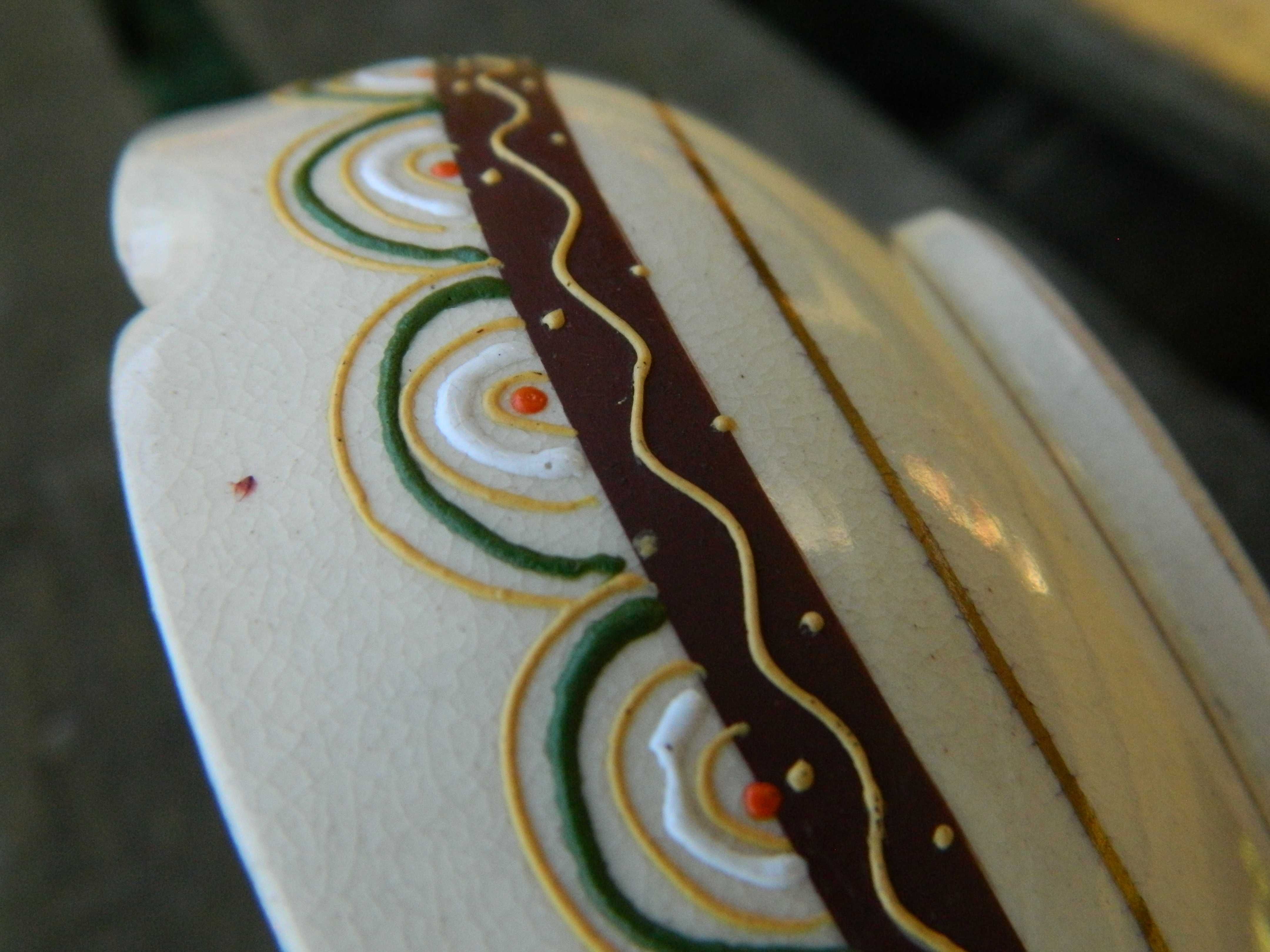 NIPPON TOKUSEI antyk porcelana japońska * rzadkość * Gejsza * miseczka