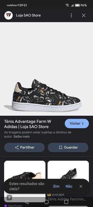 Sapatilhas /tênis adidas advantage farm